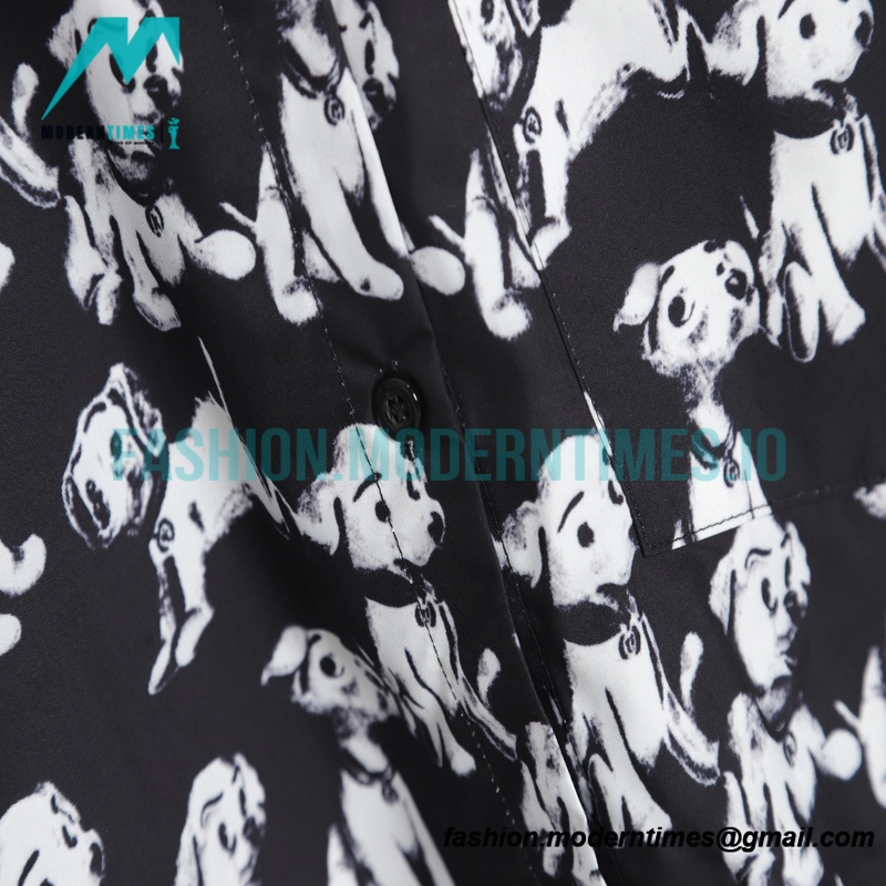Celine - 22ss Ski Limited Puppy Shirt Short Sleeve Celine - 22ss Ski Limited Puppy Shirt Short Sleeve
